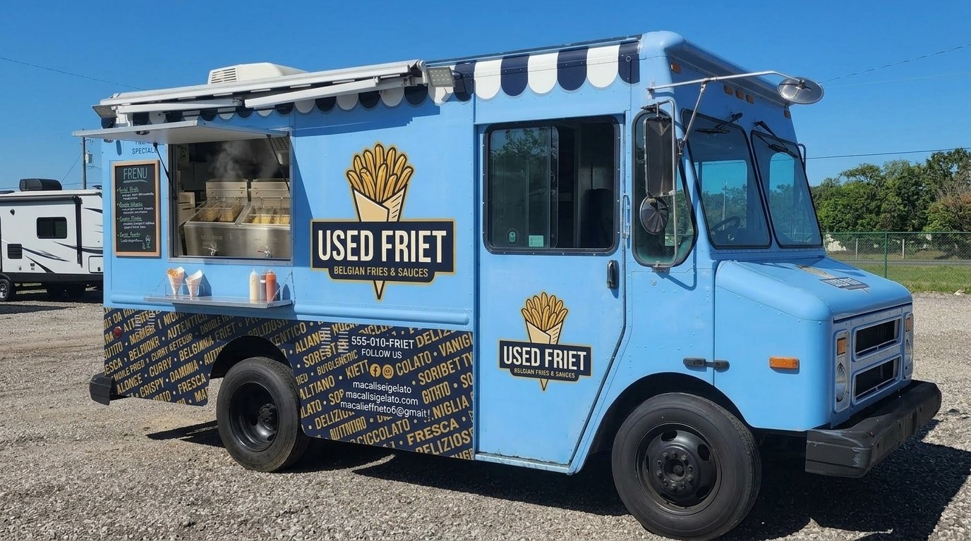 Used Friet Food Truck with Deep Fryers
