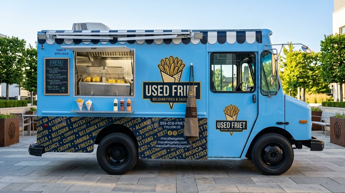 Used Friet Food Truck with Deep Fryers - Image 2