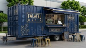 Used Container Food Truck Cafe Edition