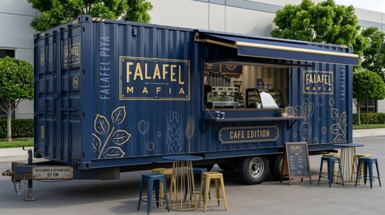 Used Container Food Truck Cafe Edition