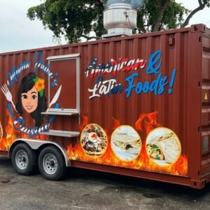 Used Container Grill Food Truck