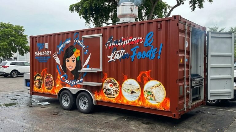 Used Container Grill Food Truck